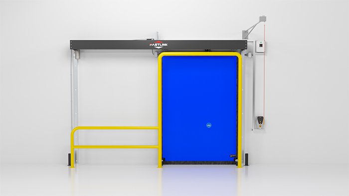 باب جرار عالي السرعة للتخزين البارد