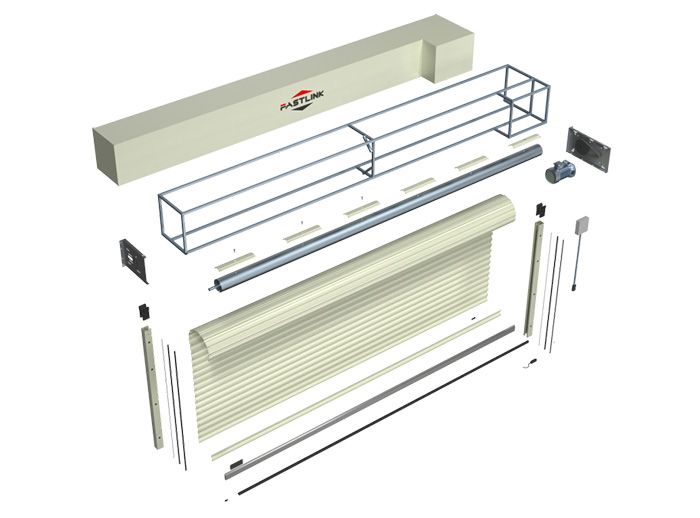 باب دوار مقاوم للرياح من الفولاذ من فاست لينك