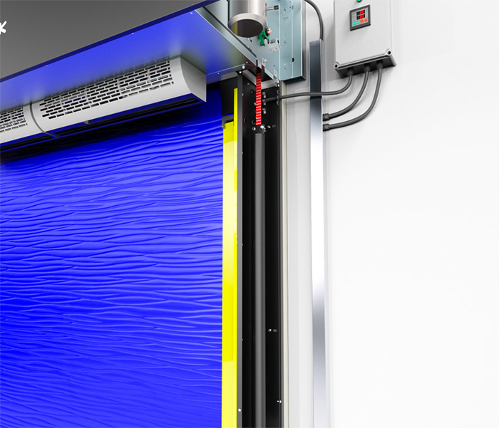 أبواب التخزين البارد عالية السرعة