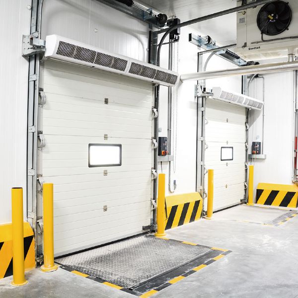 باب مقطعي معزول للتخزين البارد - SSD-CAV